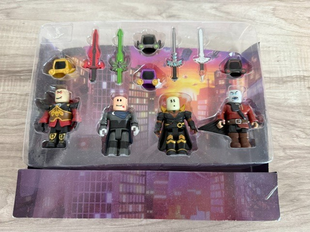 Roblox Mix & Match Dominus Dudes 3-Inch Figure 4-Pack Set